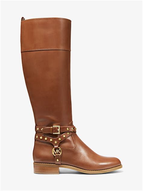 michael kors preston studded boots|Preston Studded Leather Boot .